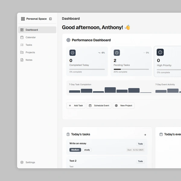 Product design showcase